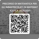 Precorso di Matematica a.a. 2026/27